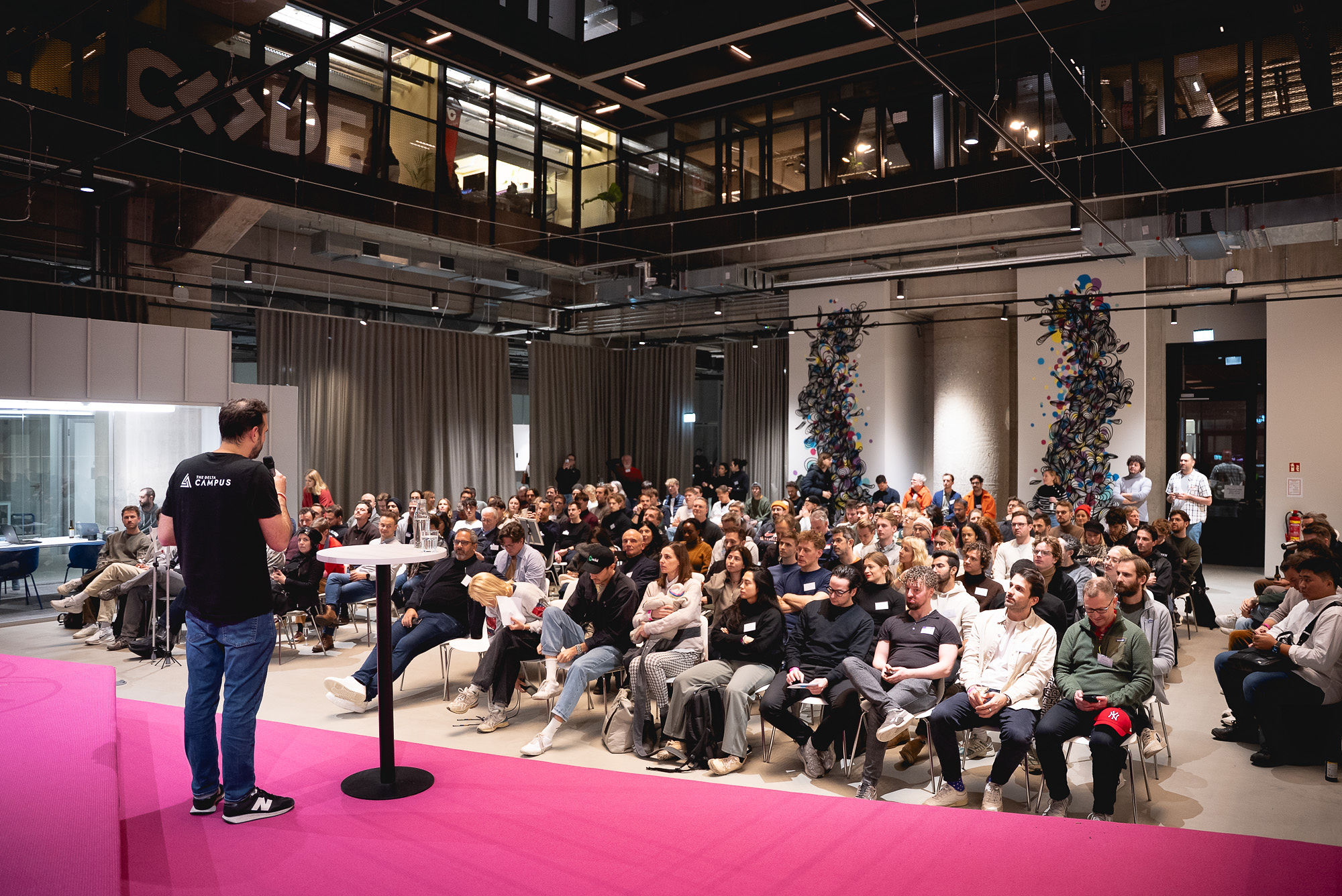 Startup community event at The Delta Campus Berlin